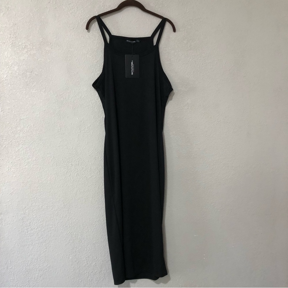 PLT Ribbed Midi Dress